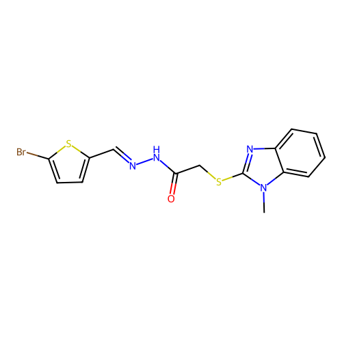 C15H13BrN4OS2 structure