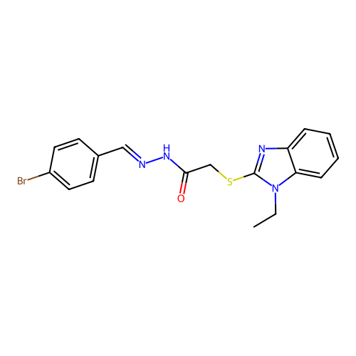 C18H17BrN4OS structure