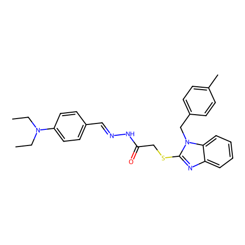 C28H31N5OS structure