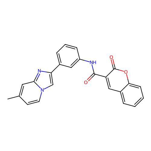 N-(3-(7-methylimidazo[1,2-a]pyridin-2-yl)phenyl)-2-oxo-2H-chromene-3-carboxamide structure