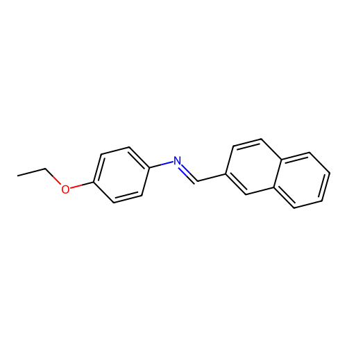 (4-Ethoxy-phenyl)-naphthalen-2-ylmethylene-amine structure