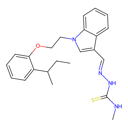 C23H28N4OS structure