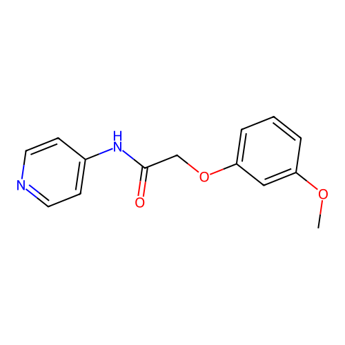 2-(3-甲氧基苯氧基)-N-(-4-基)乙酰胺 structure