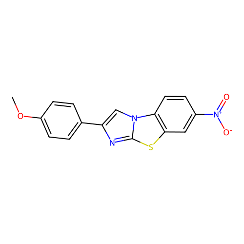 2-(4-Methoxyphenyl)-6-nitroimidazo[2,1-b][1,3]benzothiazole structure