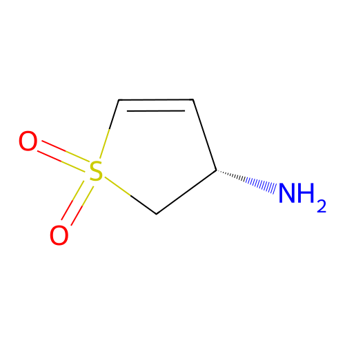 (3S)-1,1-dioxo-2,3-dihydrothiophen-3-amine structure