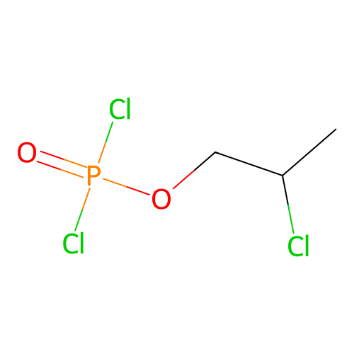 2-Chloro-1-dichlorophosphoryloxypropane structure