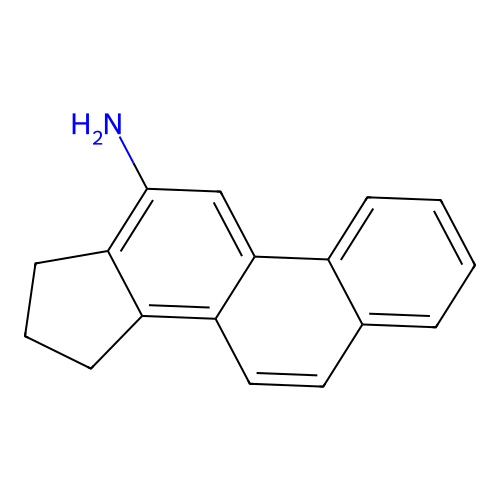 16,17-Dihydro-15H-cyclopenta(a)phenanthren-12-amine structure
