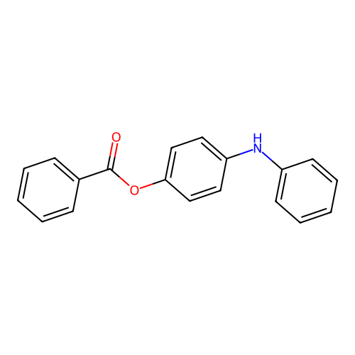 (4-Anilinophenyl) benzoate structure
