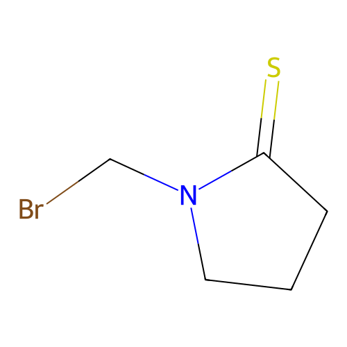 1-(Bromomethyl)pyrrolidine-2-thione structure