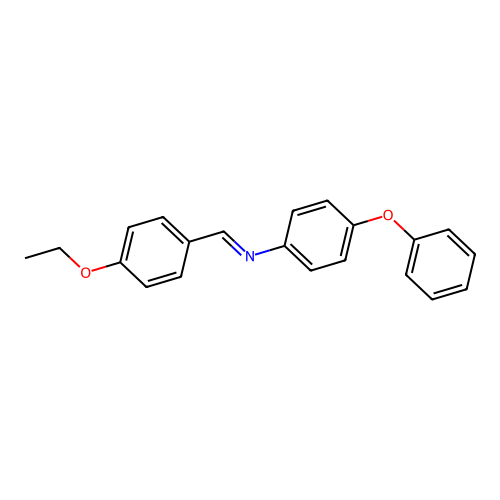 N-(4-ethoxybenzylidene)-4-phenoxyaniline structure