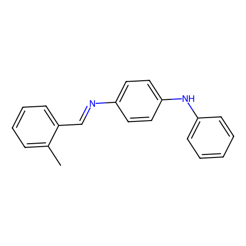 N-[(E)-(2-methylphenyl)methylidene]-N'-phenylbenzene-1,4-diamine structure