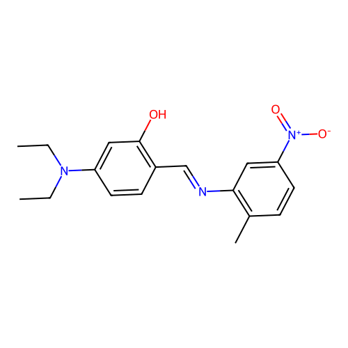 5-(Diethylamino)-2-[({5-nitro-2-methylphenyl}imino)methyl]phenol structure