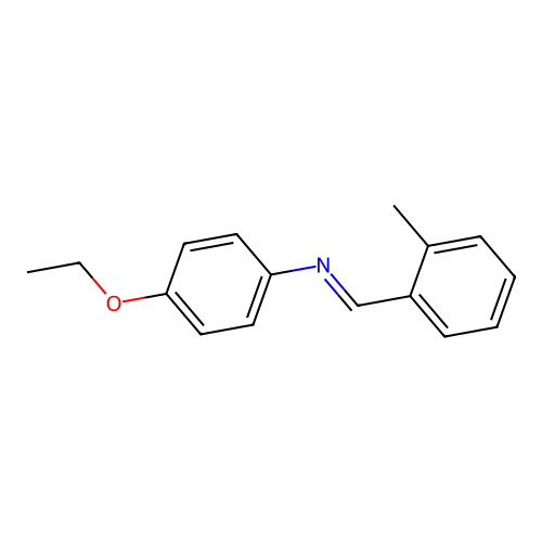 4-ethoxy-N-[(E)-(2-methylphenyl)methylidene]aniline structure