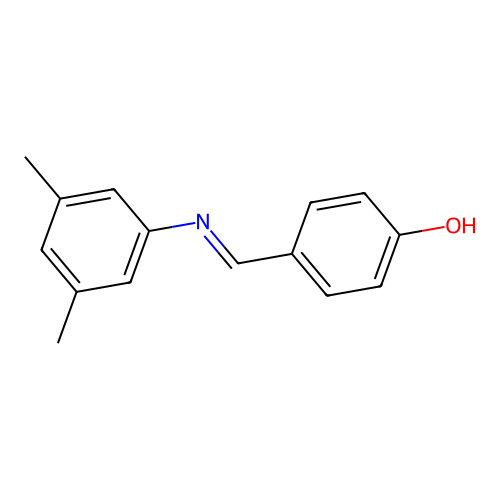 4-{[(3,5-Dimethylphenyl)imino]methyl}phenol structure