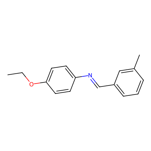 N-(4-ethoxyphenyl)-1-(3-methylphenyl)methanimine structure