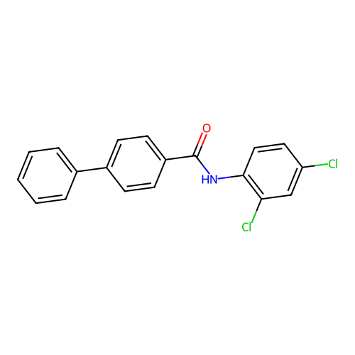 N-(2,4-dichlorophenyl)-4-phenylbenzamide structure