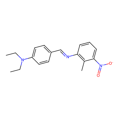 N-[4-(diethylamino)benzylidene]-2-methyl-3-nitroaniline structure