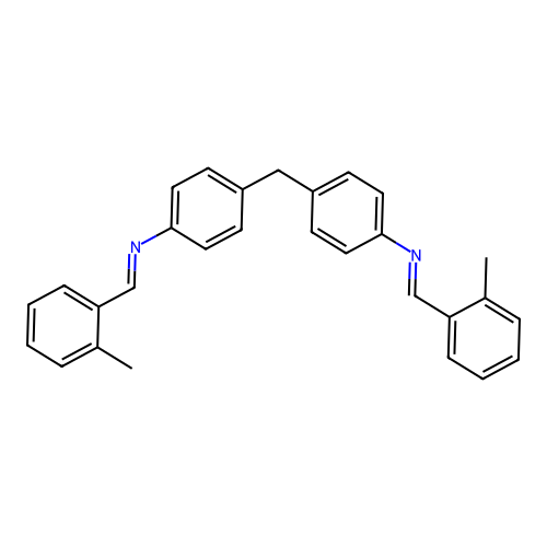 4,4'-methanediylbis{N-[(E)-(2-methylphenyl)methylidene]aniline} structure