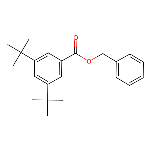 Benzyl 3,5-ditert-butylbenzoate structure