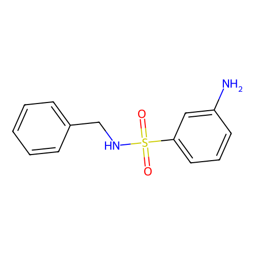 3-Amino-N-benzylbenzenesulphonamide structure