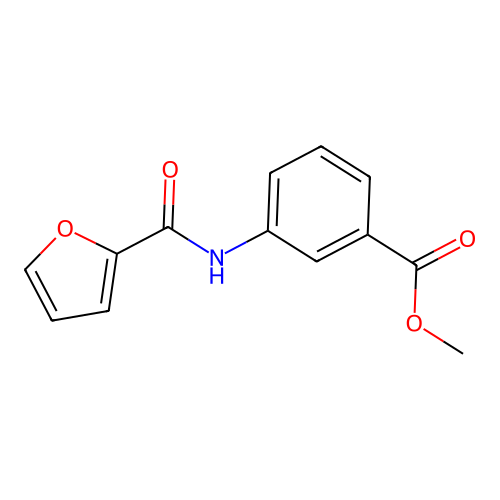 Methyl 3-(furan-2-carbonylamino)benzoate structure