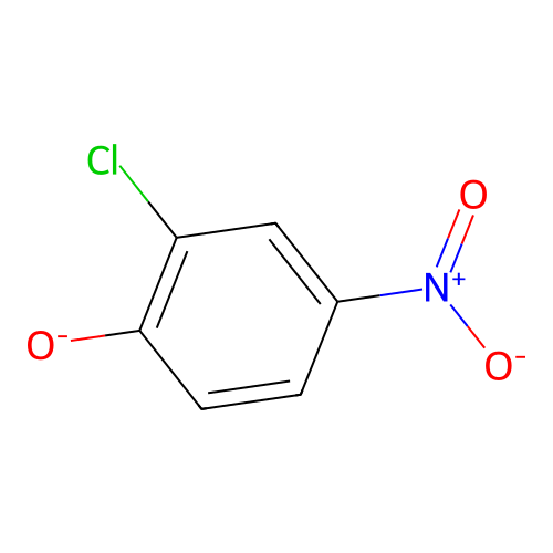 Phenol, 2-chloro-4-nitro-, ion(1-) structure