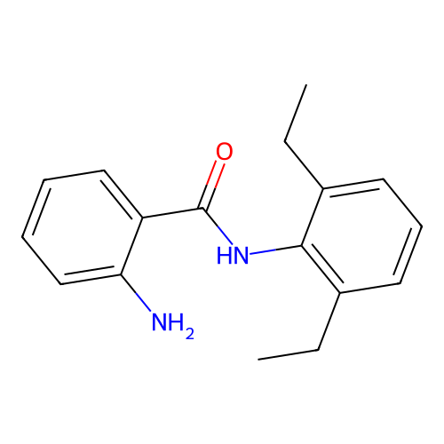 2-amino-N-(2,6-diethylphenyl)benzamide structure