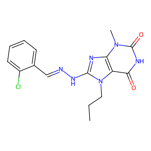 C16H17ClN6O2 structure