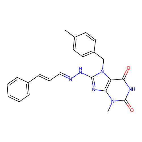 C23H22N6O2 structure