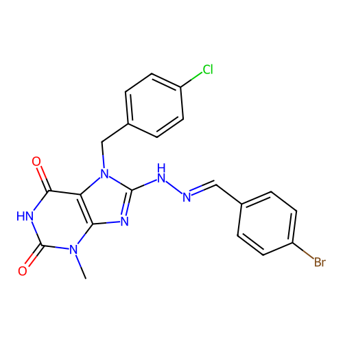 C20H16BrClN6O2 structure