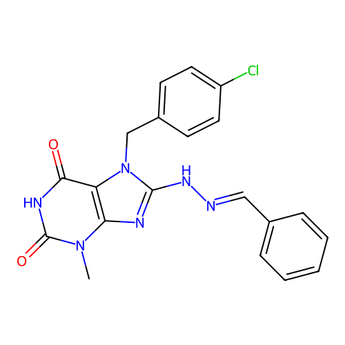 C20H17ClN6O2 structure