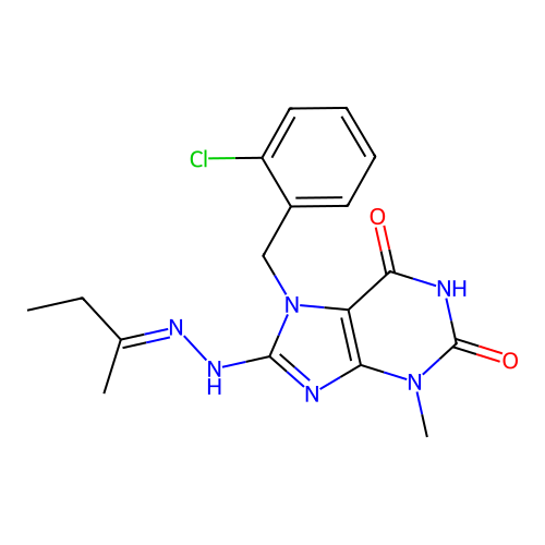 C17H19ClN6O2 structure