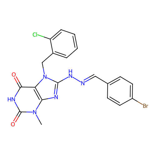 C20H16BrClN6O2 structure