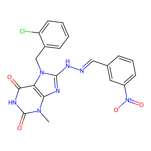 C20H16ClN7O4 structure