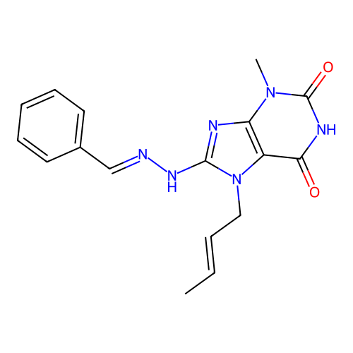 C17H18N6O2 structure