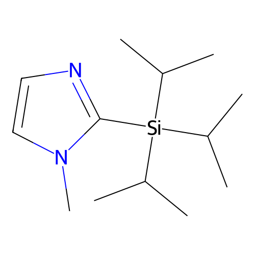 (1-Methylimidazol-2-yl)-tri(propan-2-yl)silane structure