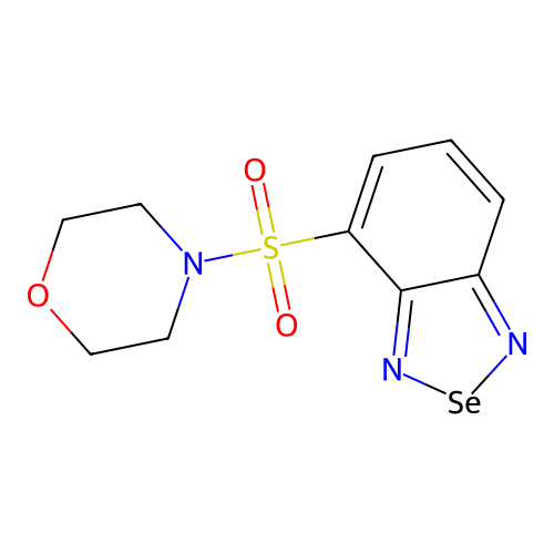4-(Morpholin-4-ylsulfonyl)-2,1,3-benzoselenadiazole structure