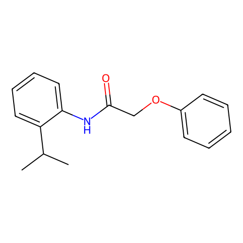 N-(2-isopropylphenyl)-2-phenoxyacetamide structure