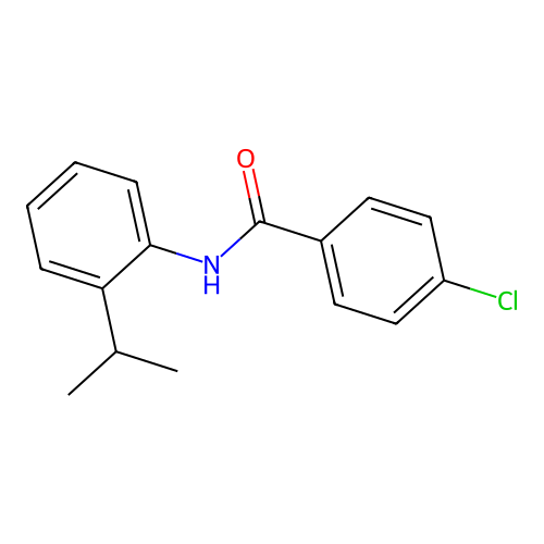 4-chloro-N-(2-isopropylphenyl)benzamide structure
