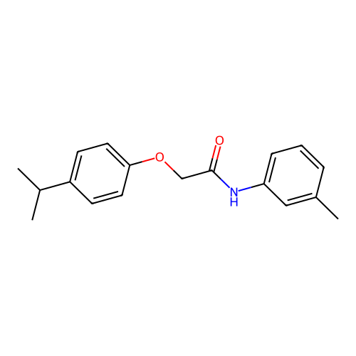 2-(4-Isopropyl-phenoxy)-N-m-tolyl-acetamide structure