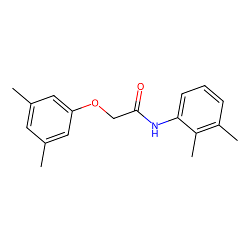 2-(3,5-dimethylphenoxy)-N-(2,3-dimethylphenyl)acetamide structure