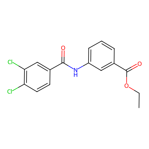 Ethyl 3-[(3,4-dichlorobenzoyl)amino]benzoate structure