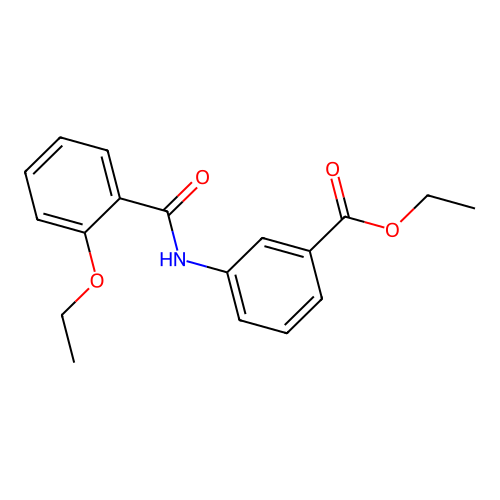 Ethyl 3-[(2-ethoxybenzoyl)amino]benzoate structure