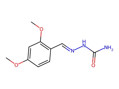 2,4-dimethoxybenzaldehyde semicarbazone structure