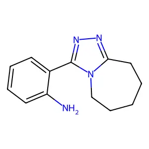 2-{5H,6H,7H,8H,9H-[1,2,4]triazolo[4,3-a]azepin-3-yl}aniline structure