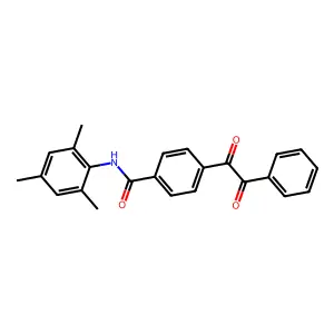 N-mesityl-4-[oxo(phenyl)acetyl]benzamide structure