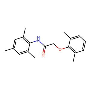 2-(2,6-dimethylphenoxy)-N-mesitylacetamide structure