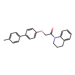 2-[4-(4-Methylphenyl)phenoxy]-1-(1,2,3,4-tetrahydroquinolyl)ethan-1-one structure