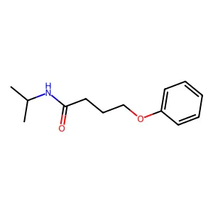N-(methylethyl)-4-phenoxybutanamide structure
