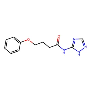 4-phenoxy-N-(4H-1,2,4-triazol-3-yl)butanamide structure